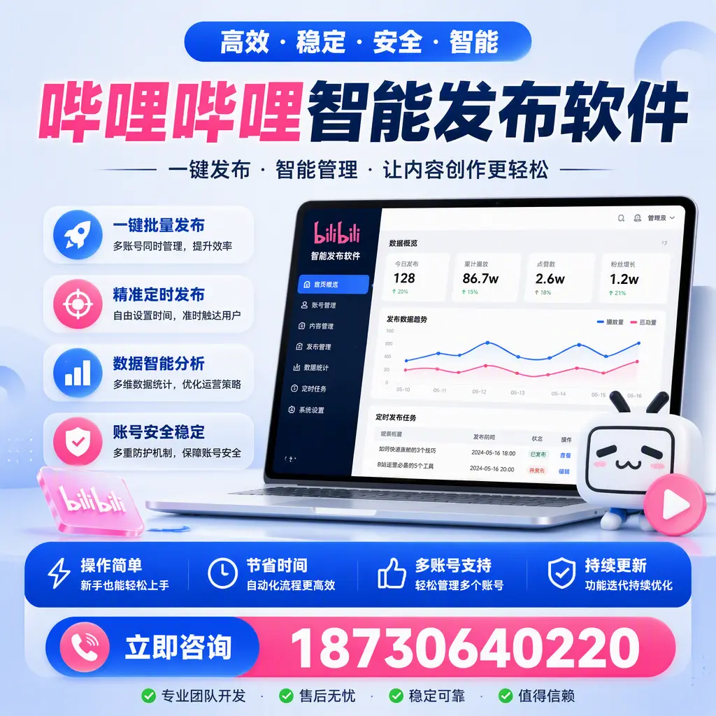 如何在 青岛 制定有效的哔哩哔哩智能发布策略